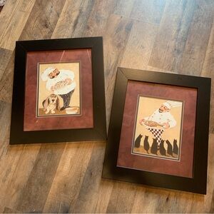 Rustic Italian chef cat & dog wall decor